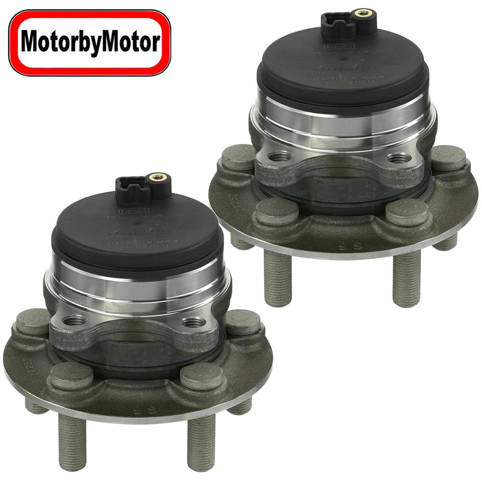 Rear Wheel Bearing for Ford Edge,  Lincoln Continental, Lincoln MKX Wheel Hub w/5 Lugs-512580 (2 Pack)