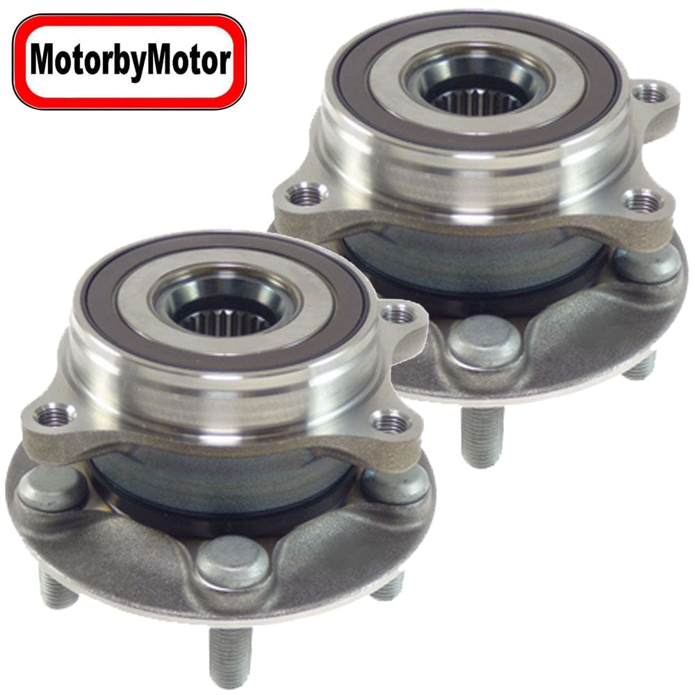 MotorbyMotor Front Wheel Bearing for Lexus CT200H, Toyota Prius, Toyota Prius Plug-In Wheel Hub w/5 Lugs-513287 (2 Pack)