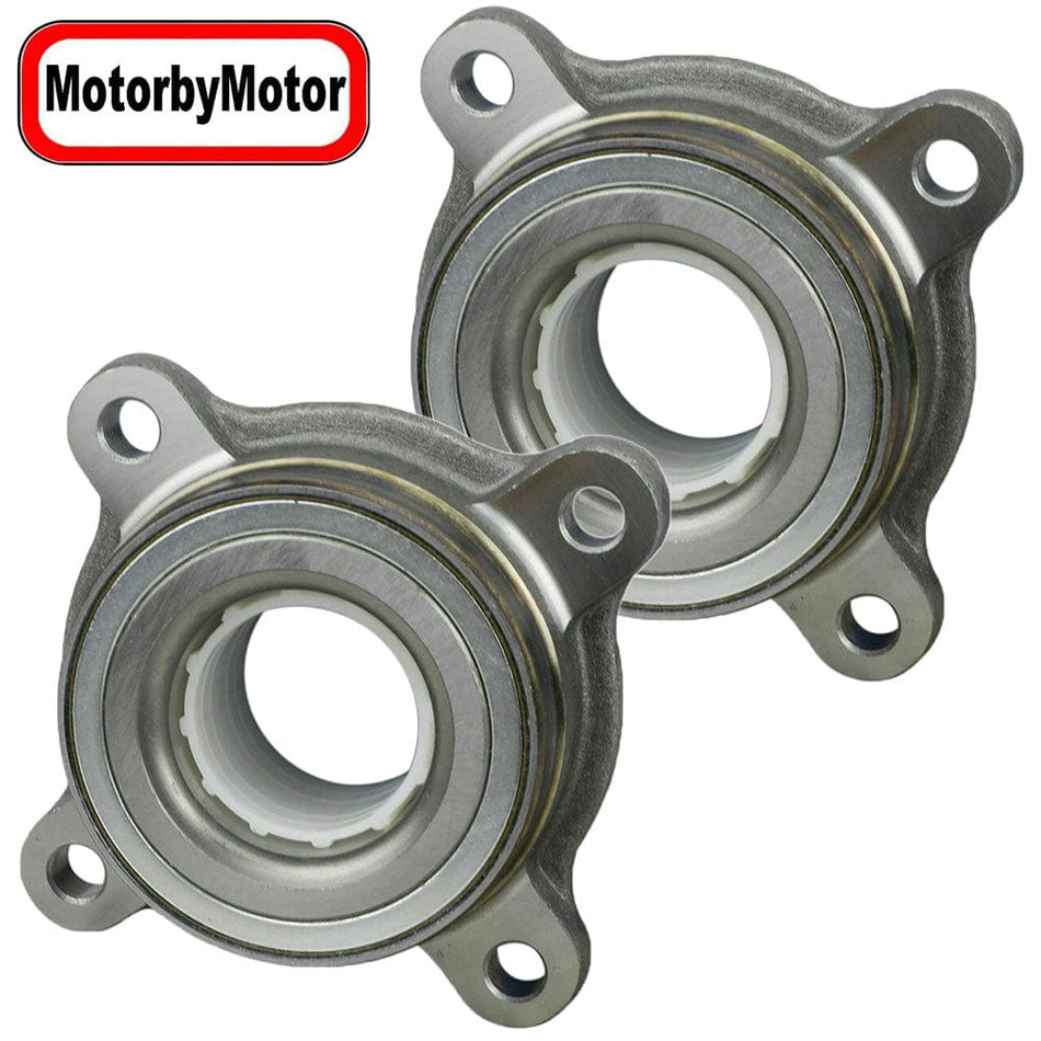 Front Wheel Bearing Fit 2007-2019 Toyota Tundra, 2008-2019 Lexus LX570, Toyota Land Cruiser, Toyota Sequoia Wheel Hub w/ABS, 515103 (2 Pack)