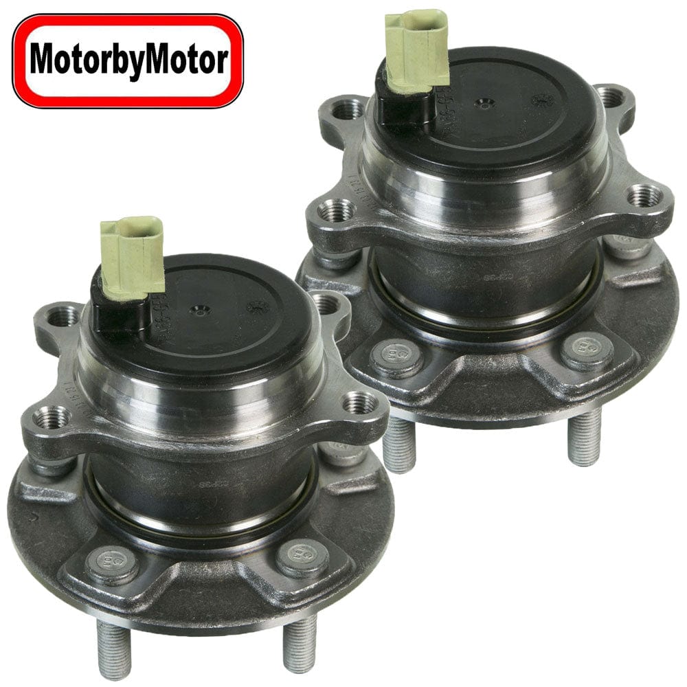 Rear Wheel Bearing for 2012-2018 Ford Focus with ABS Sensor Wheel Hub 5-Lug  512465 (2 Pack)