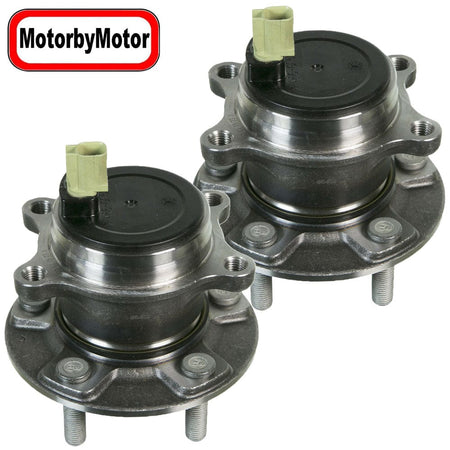 Rear Wheel Bearing for 2012-2018 Ford Focus with ABS Sensor Wheel Hub 5-Lug  512465 (2 Pack)
