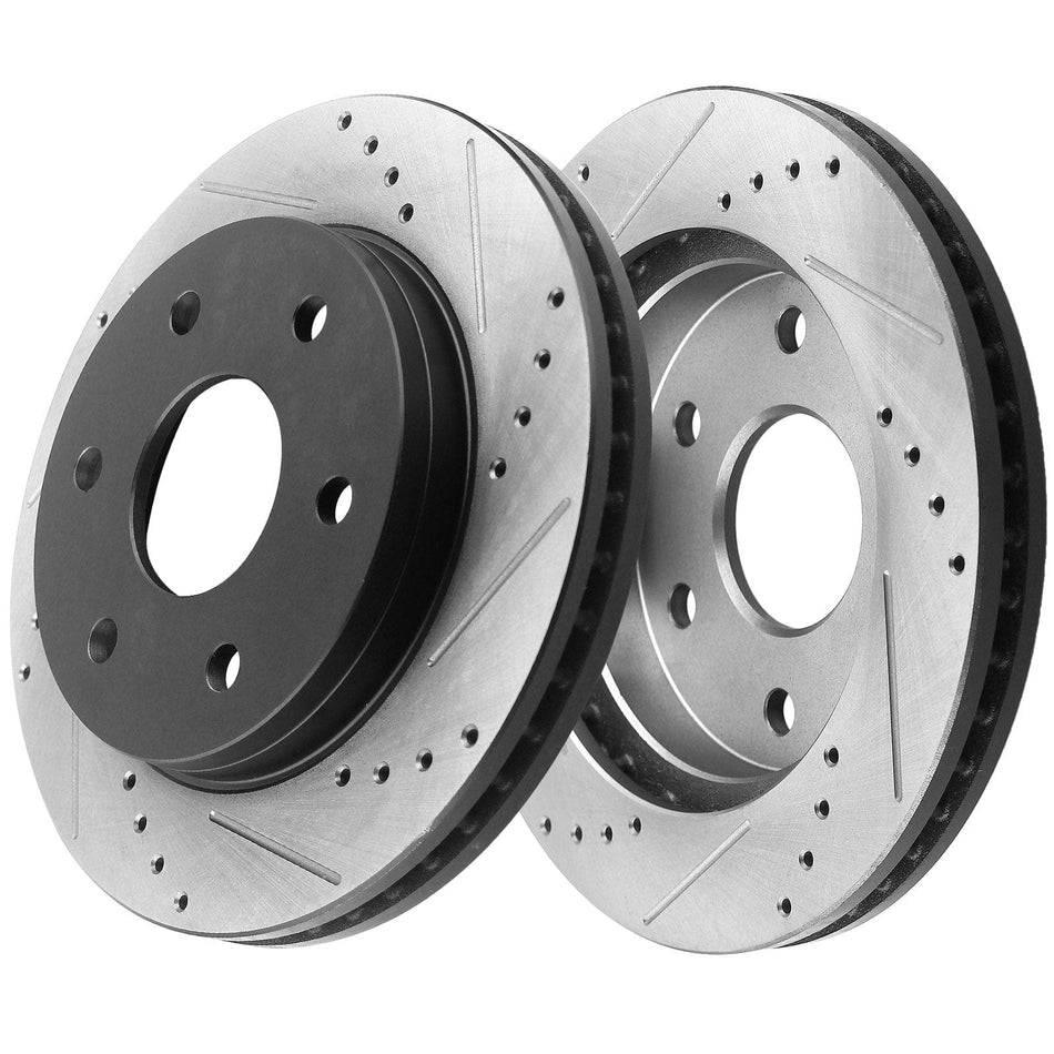2pcs Front Brake Rotors For 1999 2000- 2006 Chevy Silverado 1500 GMC Sierra 1500