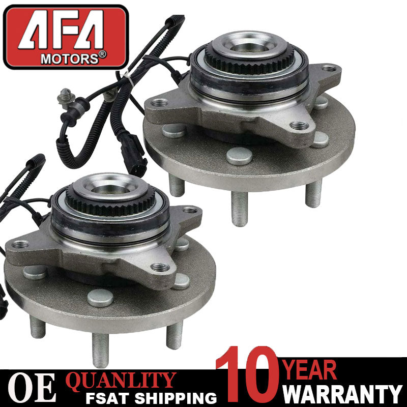 Pair Front Wheel Hub Bearing for 2015-2017 Lincoln Navigator Ford Expedition 4WD