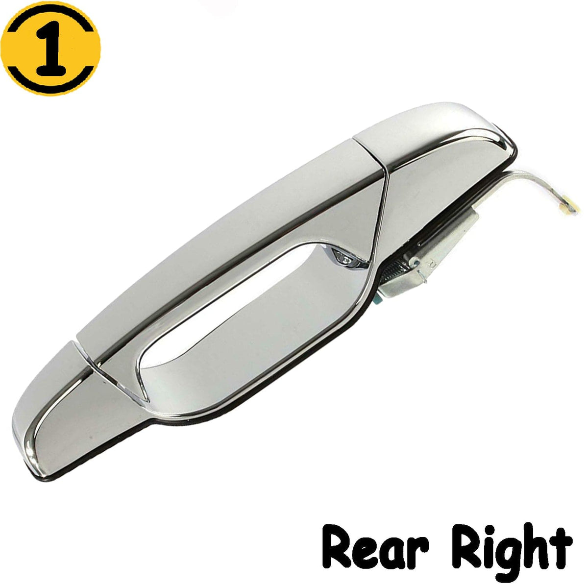 Exterior Chrome Door Handle Fit for Cadillac, Chevy,GMC Rear Passenger Side Door Handle-22738726