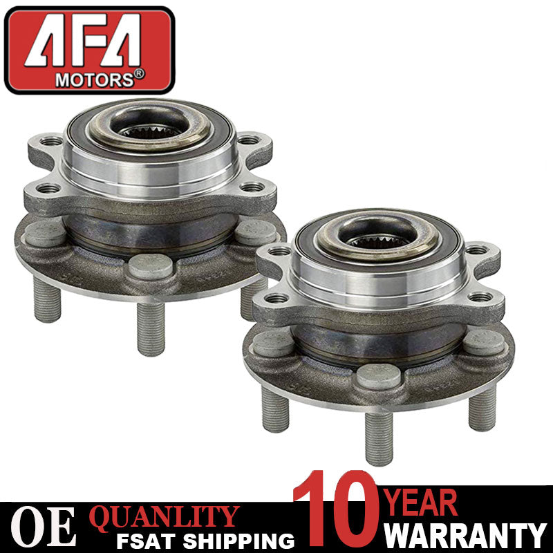 Pair Front Wheel Hub Bearings Assembly For Ford Edge Fusion 2016-18 Lincoln MKX