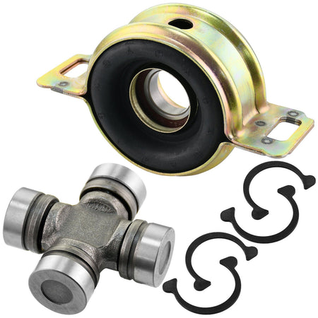 Driveshaft Support Bearing & Spicer U-Joints Set For Toyota Tundra T100 4WD