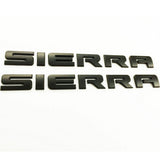 GMC Sierra Emblem Matte Black 15129653 2pcs