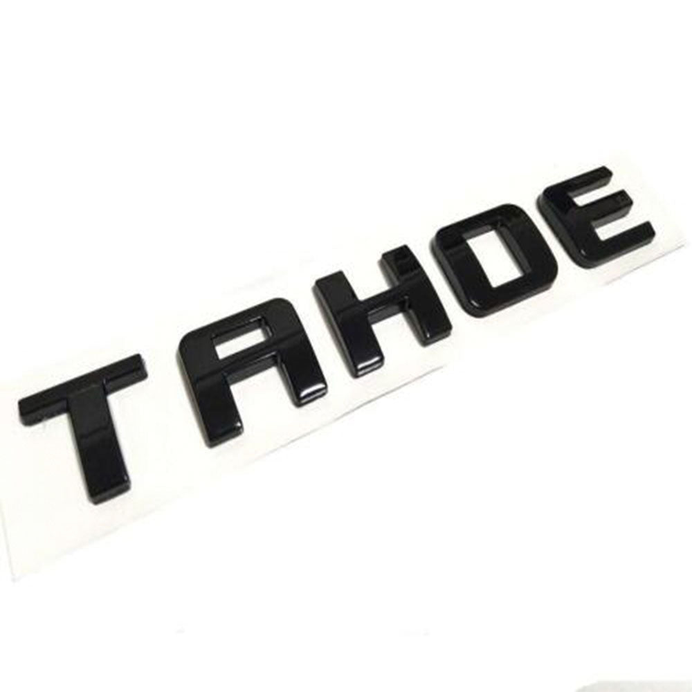 Tahoe Nameplate Emblem Letter for GM 07-18 Chevrolet Glossy Black