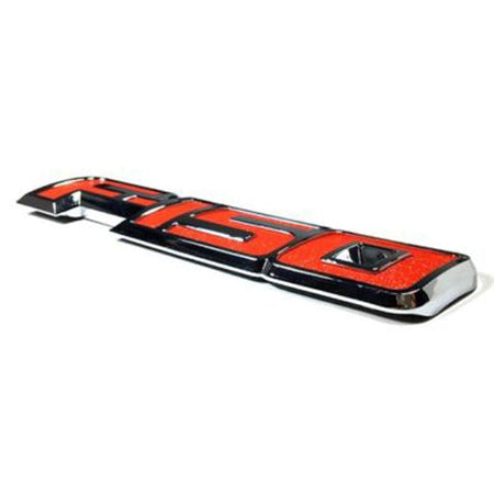 Ford F-150 Emblem Rear Tailgate Chrome Red CL3Z-9942528-A