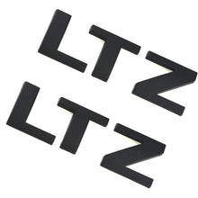 Load image into Gallery viewer, GM LTZ Emblem Letter Nameplate Matte Black