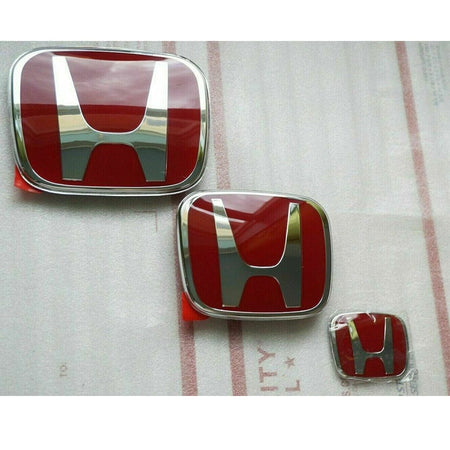 Honda Emblem kit - Honda Civic Sedan 75700-SNW-003, 75700-SNW-J01