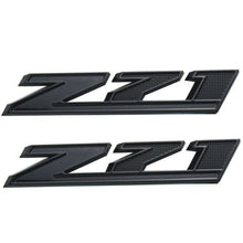 Load image into Gallery viewer, Chevrolet Z71 OFF Road Emblems GMC Sierra Silverado 1500 2500 Badge Black 2PC