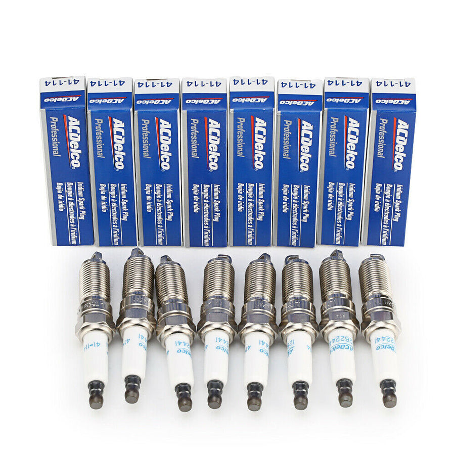 ACDelco Iridium Spark Plugs 41-114 8PCS for Cadillac Chevrolet GMC