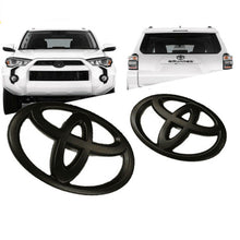 Load image into Gallery viewer, Toyota 4Runner Front Rear Car Badge Emblem Matte Black 2PCS