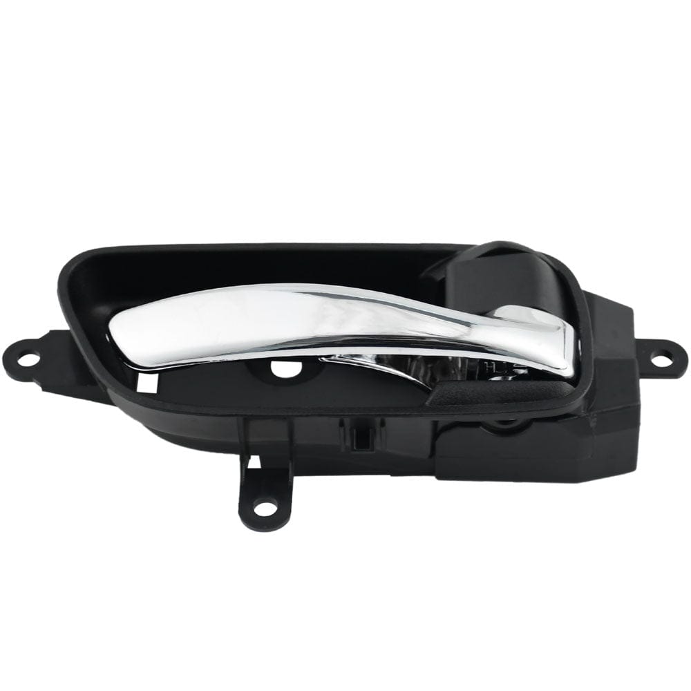 Front or Rear Right Side Interior Door Handle Fits for 13-17 Nissan Altima Pathfinder, 15 Nissan Titan, 15 Nissan Armada, 15-17 Nissan Murano Inside Car Door Handle (Chrome with Black Backing)