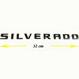 Chevrolet Silverado Emblem - Silverado Letter Glossy Black 15129652