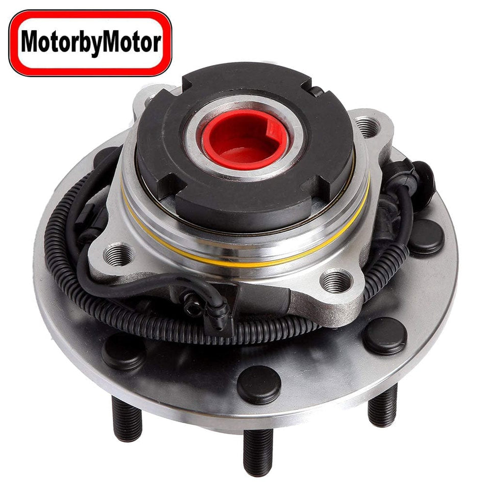 Front Wheel Bearing Fit 1999 Ford F-250 F-350 F-450 F-550 Super Duty Wheel Hub w/ABS 8 Lugs 4WD, 515077