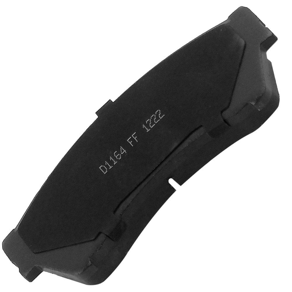 Front Ceramic Brake Pads w/Hardware Kits Fits for Ford Fusion, Lincoln MKZ Zephyr, Mazda 6 Milan-Low Dust Brake Pad-4 Pack