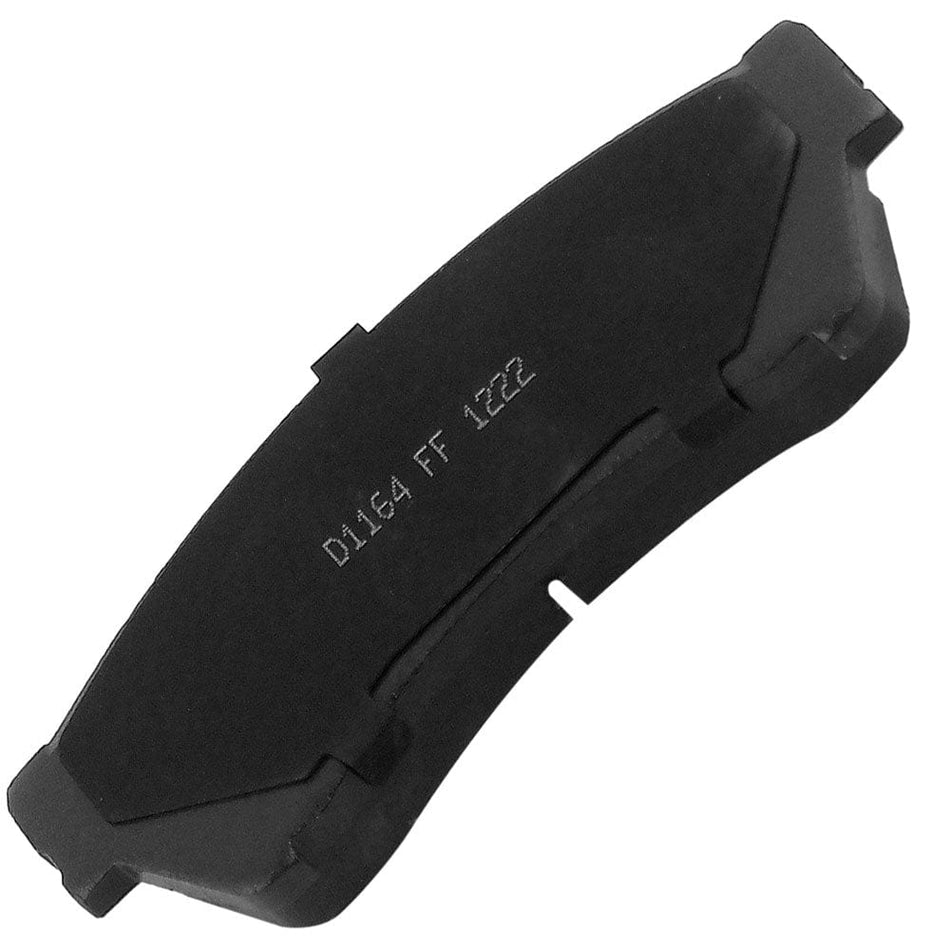 Front Ceramic Brake Pads w/Hardware Kits Fits for Ford Fusion, Lincoln MKZ Zephyr, Mazda 6 Milan-Low Dust Brake Pad-4 Pack