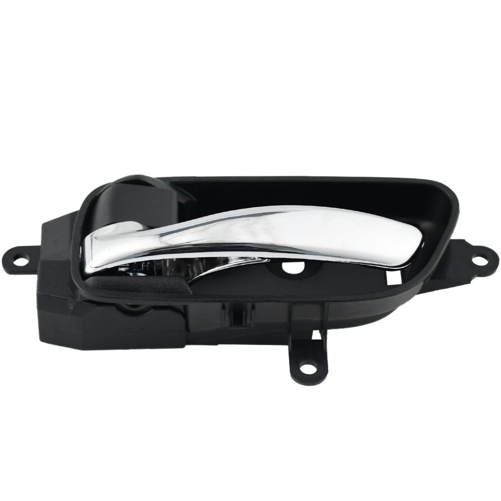 Front or Rear Left Side Interior Door Handle Fits for 13-16 Nissan Altima Pathfinder, 15-16 Nissan Titan, 15 Nissan Armada, 15-16 Nissan Murano Inside Car Door Handle (Chrome with Black Backing)