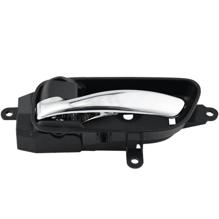 Front or Rear Left Side Interior Door Handle Fits for 13-16 Nissan Altima Pathfinder, 15-16 Nissan Titan, 15 Nissan Armada, 15-16 Nissan Murano Inside Car Door Handle (Chrome with Black Backing)