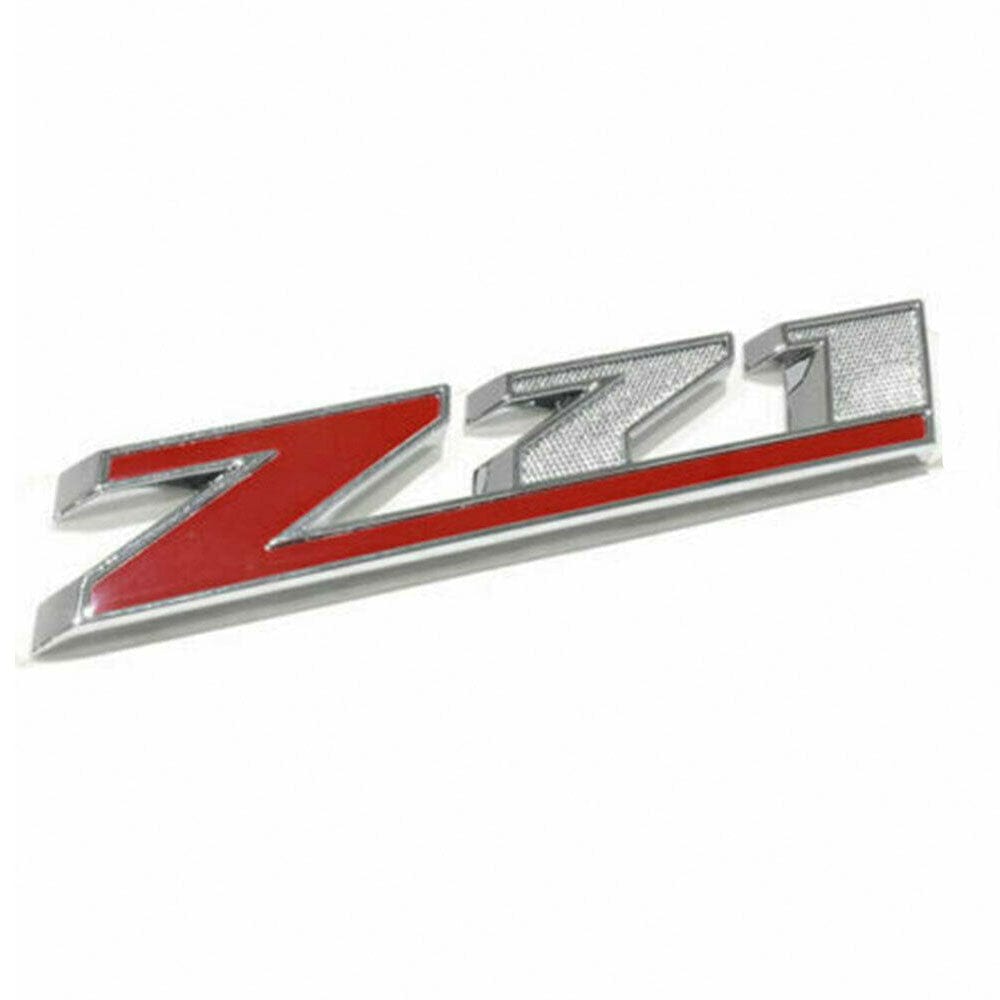 GMC Sierra - Z71 Emblem Chrome Red