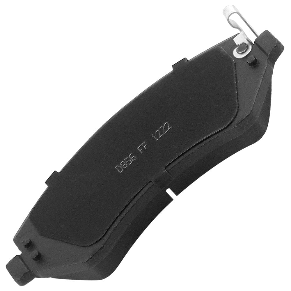 Front Ceramic Brake Pads w/Hardware Kits Fits for Jeep Liberty, Chrysler Town & Country Voyager, Dodge Caravan Grand Caravan Low Dust Brake Pad (Rear Drum Brakes ONLY) -4 Pack