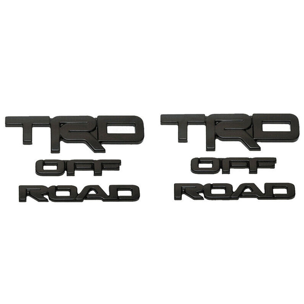 Toyota 4RUNNER TRD OFF ROAD Emblem Matte Black