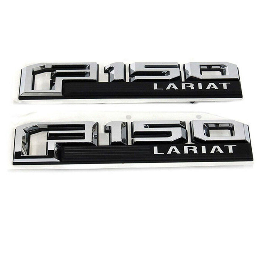 Ford F-150 Lariat Emblem FL3Z-16720-F - Fender Side Badge Kit

