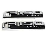 Ford F-150 Lariat Emblem FL3Z-16720-F - Fender Side Badge Kit