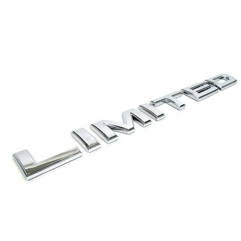 Ram LIMITED Emblem Tailgate Letter Chrome