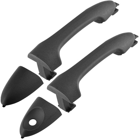 2Pcs Front Exterior Door Handle Fits for Ford Focus 2000-2007, Ford Escape 2001-2007, Mazda Tribute 2001-2006 Outer Outside Car Door Handles