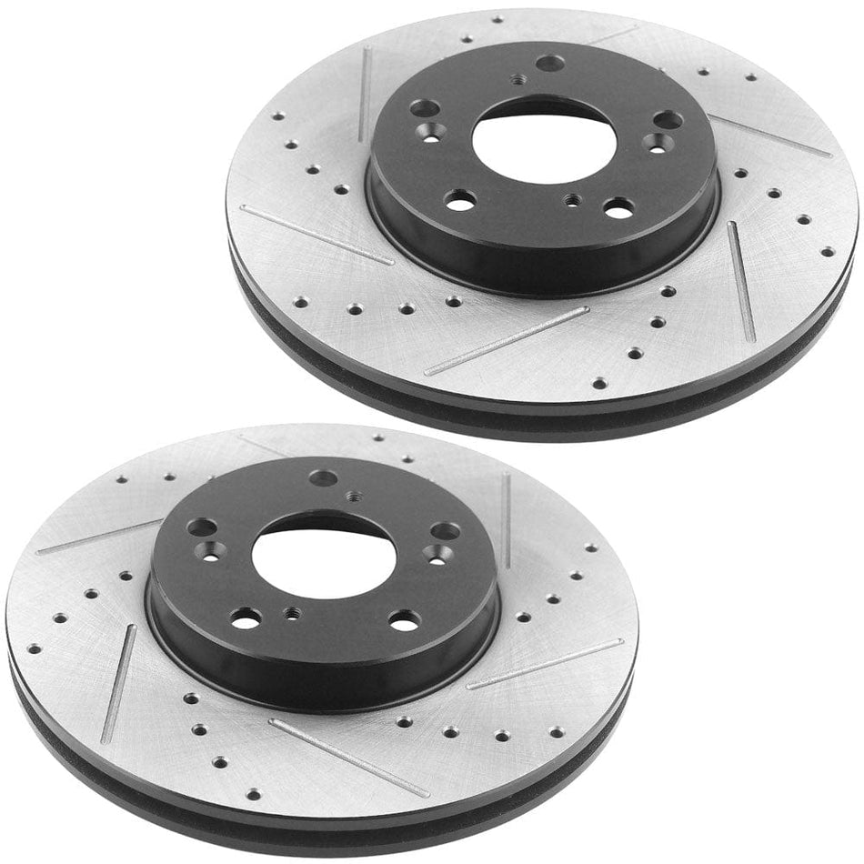 Honda Accord Front Brake Rotors & Pads 12040036 D914, with fluid & cleaner