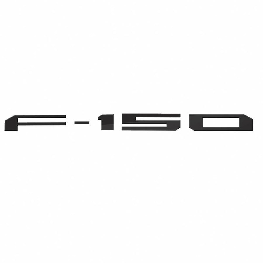 Ford F-150 Emblem Rear Tailgate Inserts Letters Black