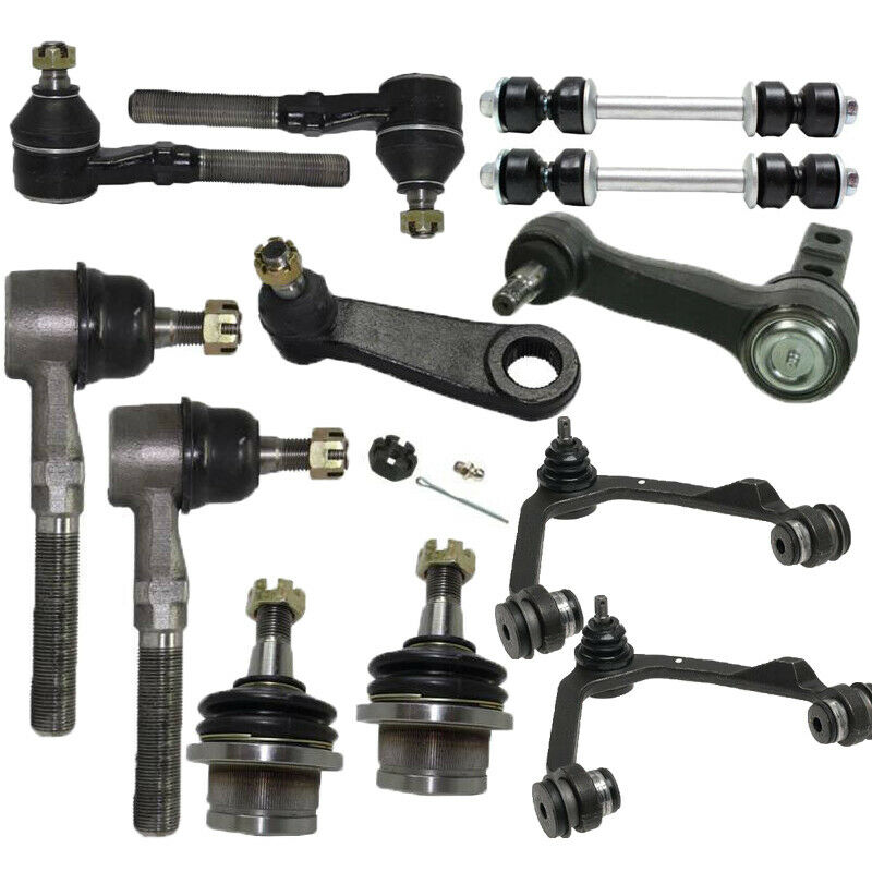 Front Suspension Kit Control Arm,Ford Expedition, F-150,250, Linclon Blackwood,Lincoln Navigator Upper Control arm Ball joint Tie rod 4WD 4x4 12pcs