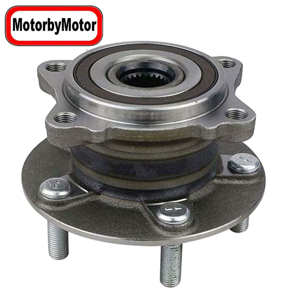 MotorbyMotor Rear Wheel Bearing for Mitsubishi Lancer, Mitsubishi Outlander/Outander Sport Wheel Hub w/5 Lugs, w/ABS 512382