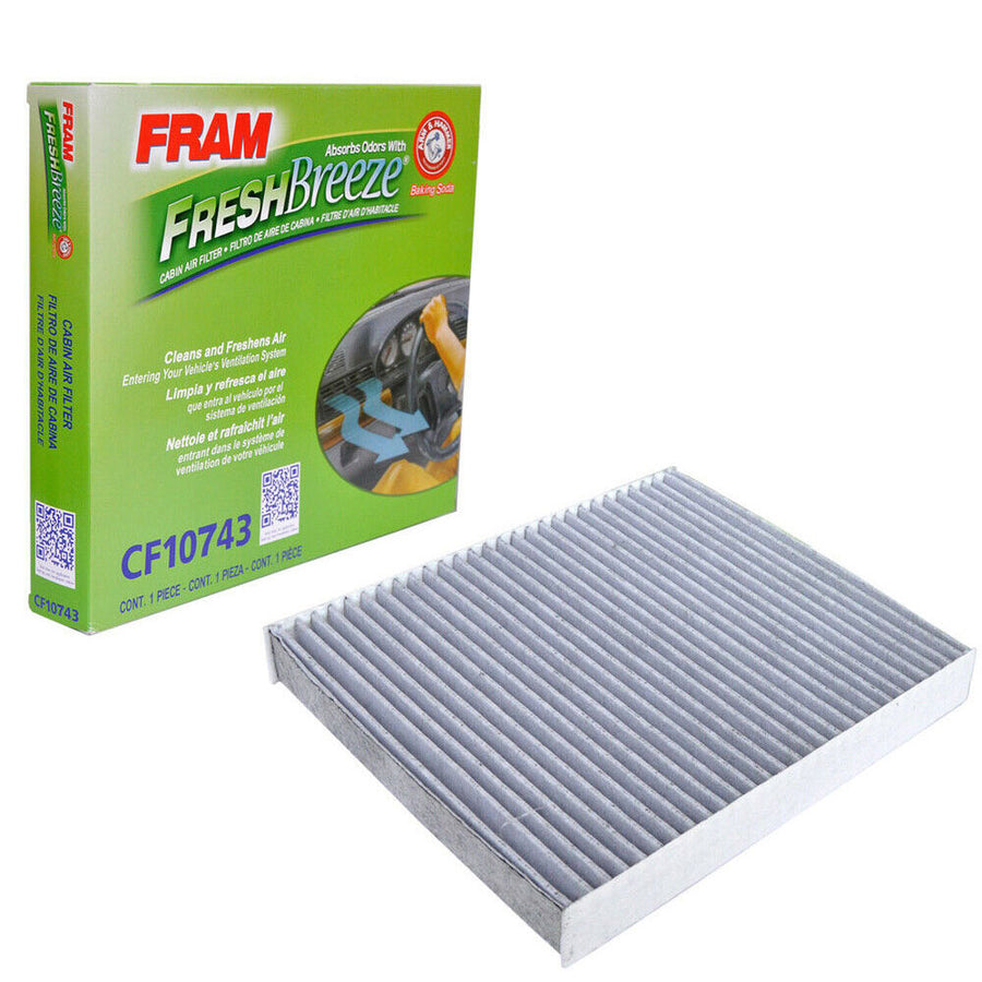 Fram CF10743 Fresh Breeze Cabin Air Filter with Arm & Hammer US Seller