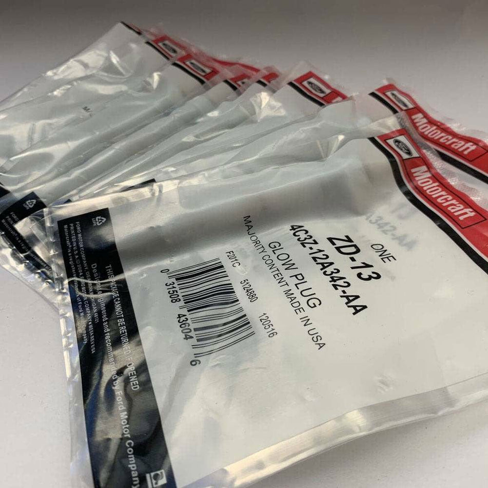 Motorcraft ZD-13 Ford Powerstroke Glow Plugs 4C3Z-12A342-AA