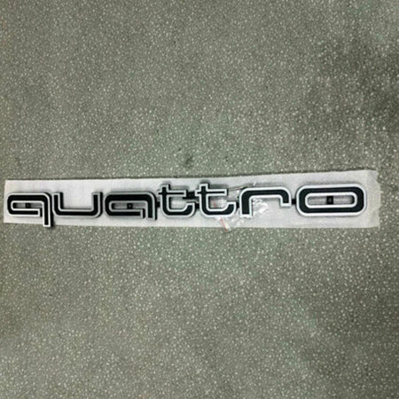 Audi RS Style Quattro Front Grille Emblem Badge - OEM Look Upgrade