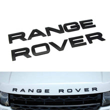 Load image into Gallery viewer, RANGE ROVER Emblem Front Hood Rear Trunk Badge Matte Black