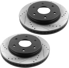 Load image into Gallery viewer, Front Disc Brake Rotors w/Ceramic Pads + Cleaner &amp; Fluid Fit Escalade Chevy GMC Astro Express Avalanche Suburban Silverado 1500 Tahoe Sierra Yukon