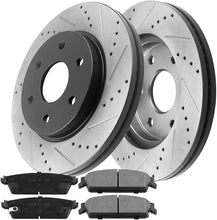 Load image into Gallery viewer, MotorbyMotor-Rear Disc Brake Kit Rotors + Ceramic Pads Fits for Cadillac Escalade ESV EXT, Chevy Tahoe Avalanche Silverado Suburban 1500, GMC Yukon XL Sierra 1500