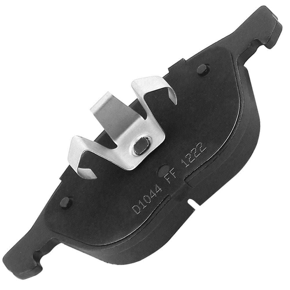 Front Ceramic Brake Pads w/Hardware Kits Fits for Ford Escape Focus Transit, Mazda 3 5, Volvo C30 C70 S40 V50-Ceramic Low Dust Brake Pad-4 Pack