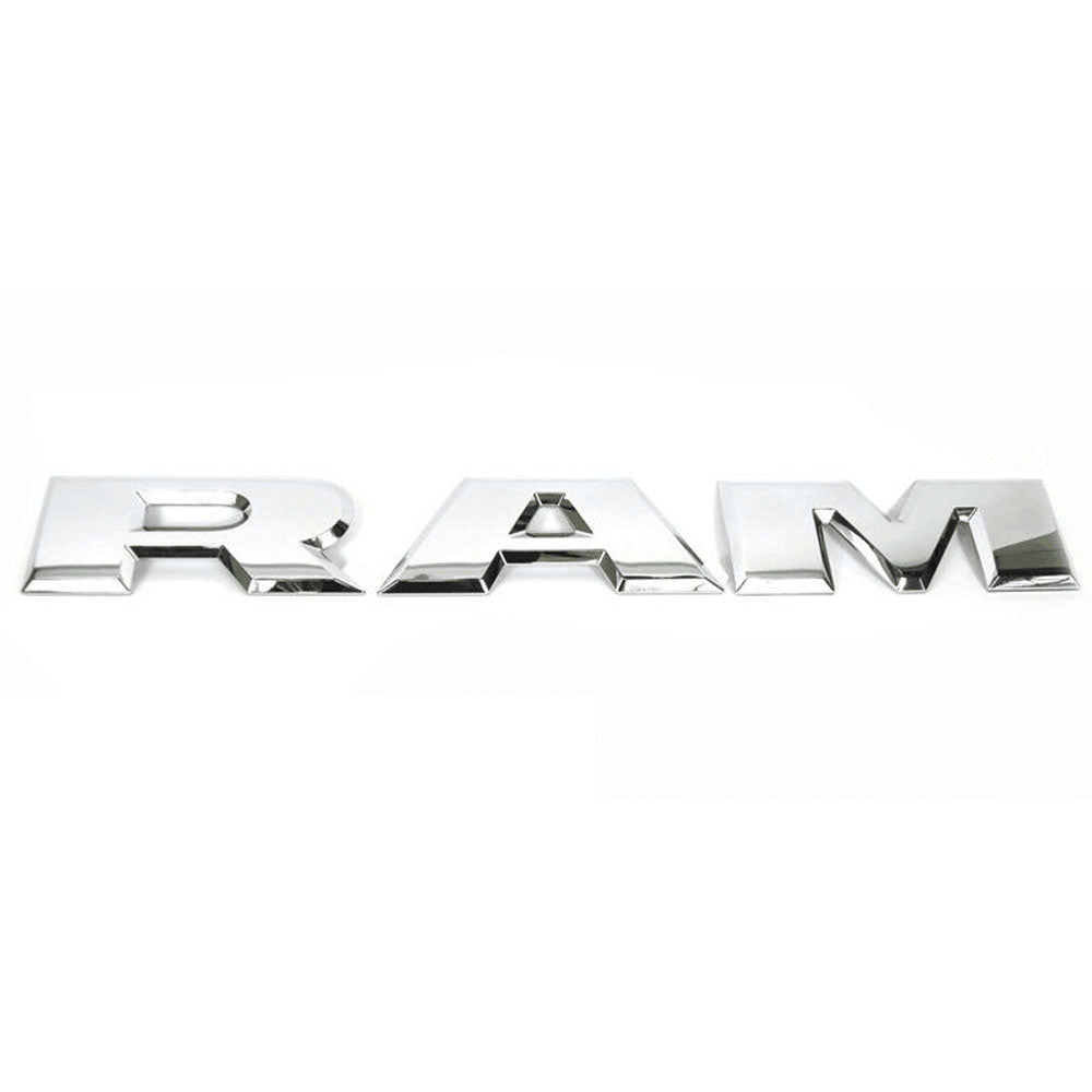 RAM 1500 2500 3500 Emblem Tailgate Letters Badge Chrome
