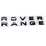 Range Rover Emblem Hood Letter Glossy Black