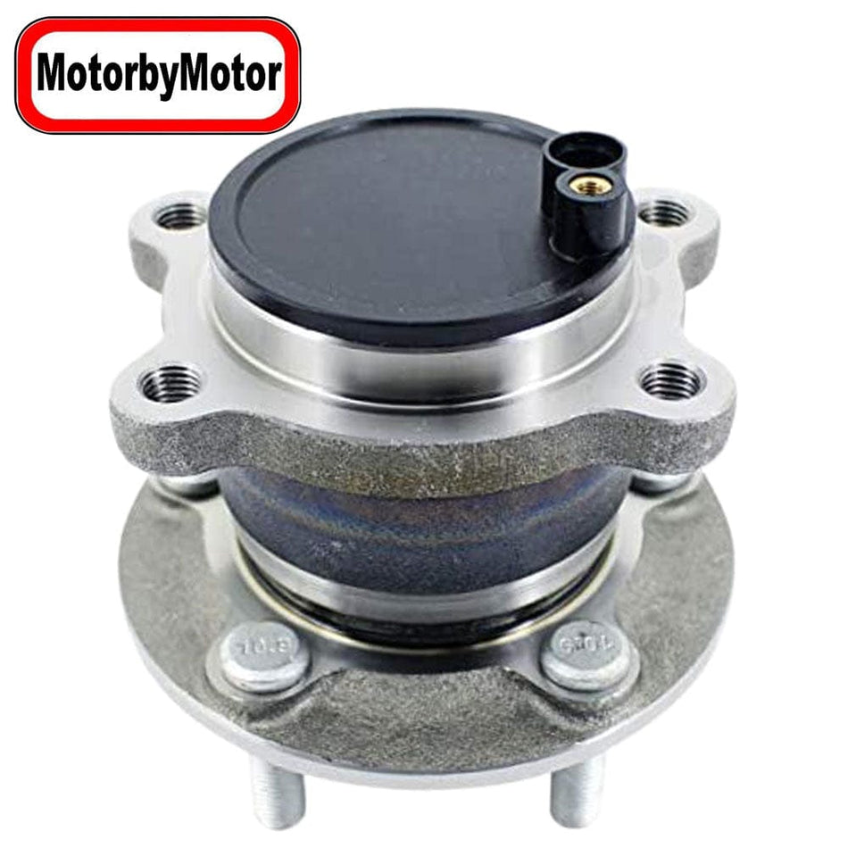 MotorbyMotor 512525 Rear Wheel Bearing & Hub Assembly for Ford Transit Connect 2014 2015 2016 2017 2018 Wheel Hub w/5 Lugs