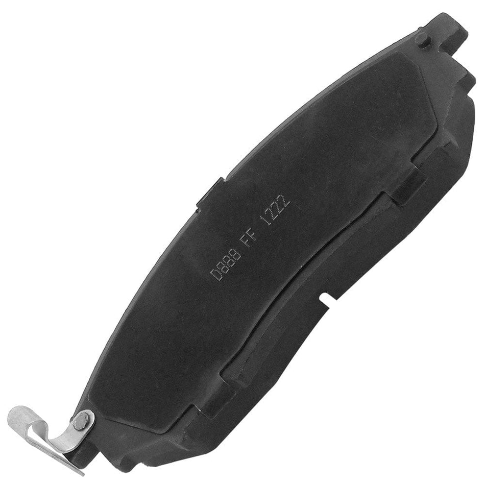 Rear Ceramic Brake Pads w/Hardware Kits Fits for Infiniti EX35 EX37 FX37 FX45 G25 G35 G37 M35 M35H M37 M45 M56 Q40 Q45 Q70 Q70L QX50 QX70, Nissan 350Z 370Z Murano Pathfinder-4 Pack