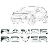Range Rover Emblem kit Hood Letter Glossy Silver