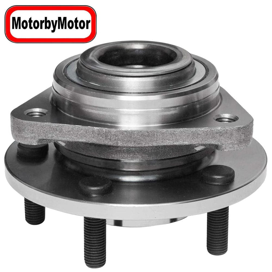 MotorbyMotor 513089 Front Wheel Bearing Fit for Chrysler 300M/Concorde/Intrepid/LHS/New Yorker, Dodge Intrepid, Eagle Vision, Rear Wheel Hub for Chrysler Prowler, Plymouth Prowler-5 Lugs