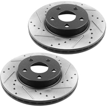 Load image into Gallery viewer, Front Brake Rotors &amp; Pads + Cleaner &amp; Fluid Fit Buick Skylark, Chevy Beretta Cavalier Corsica, Oldsmobile Achieva Cutlass Calais